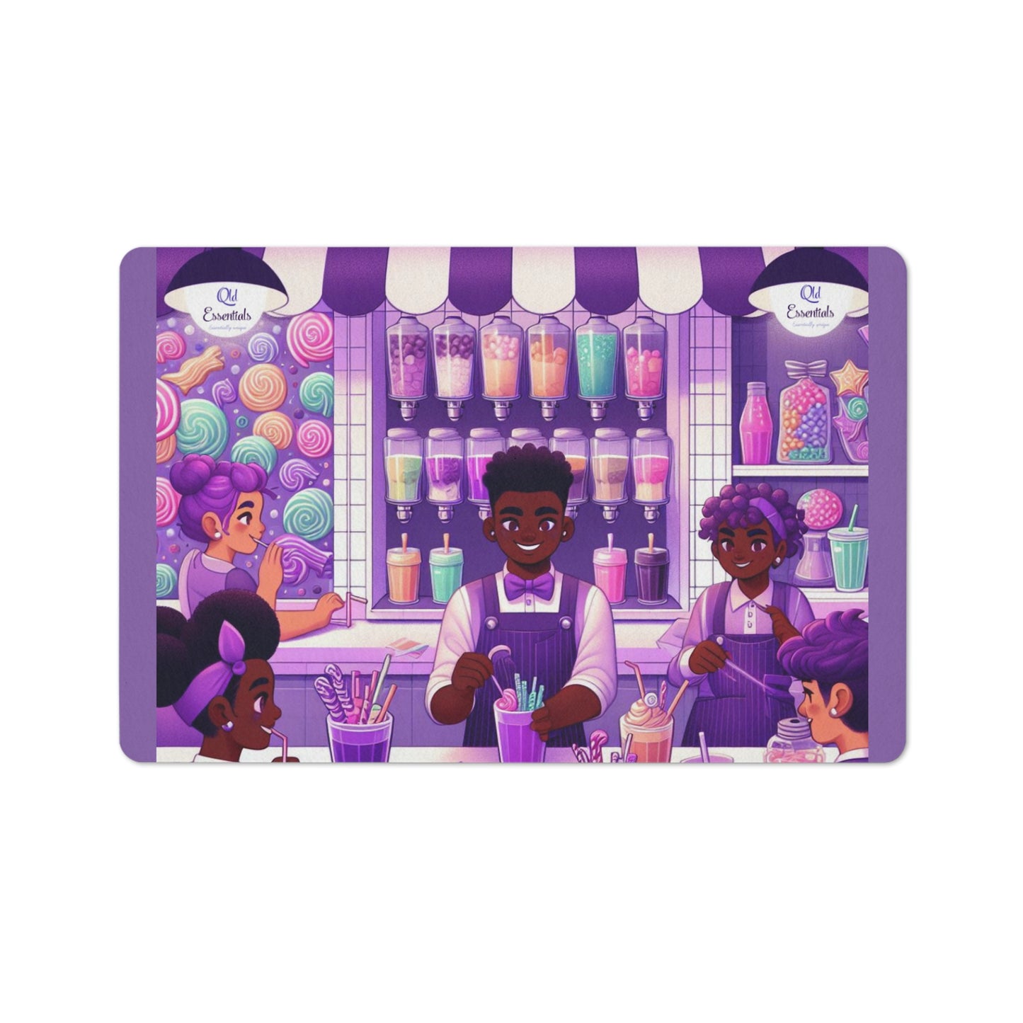 Purple Soda Shop-Floor Mat