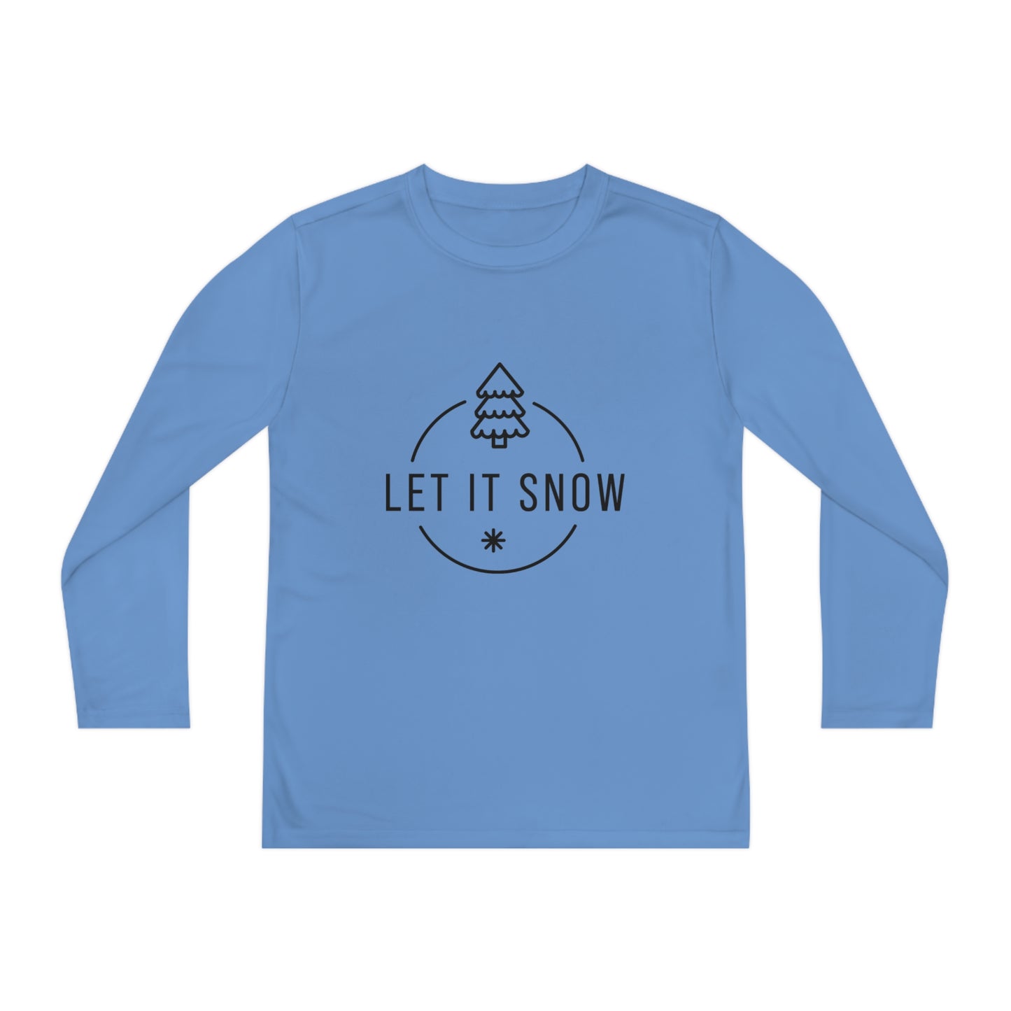 Let it snow- Youth Long Sleeve Competitor Tee