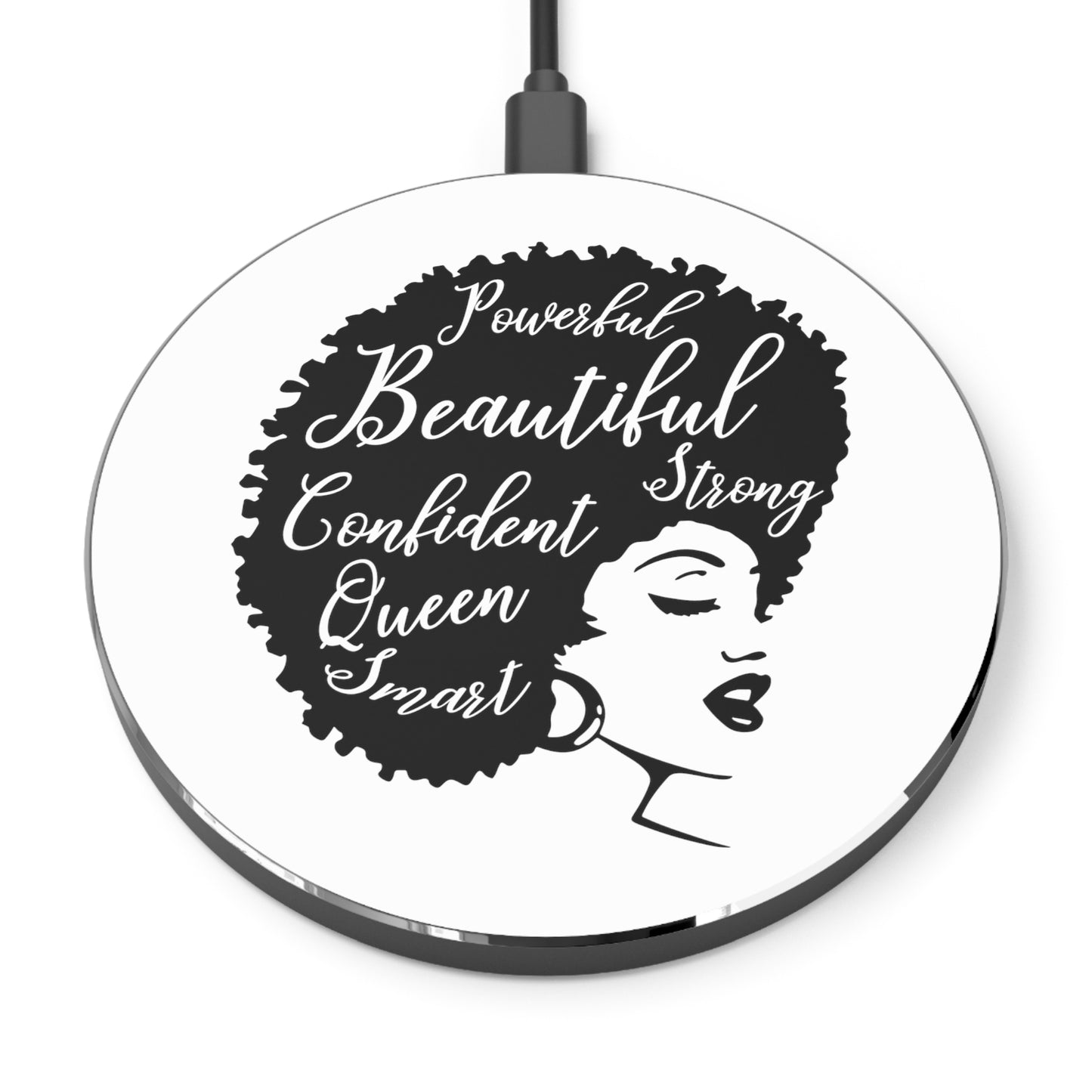 Beautiful Afro- Wireless Charger