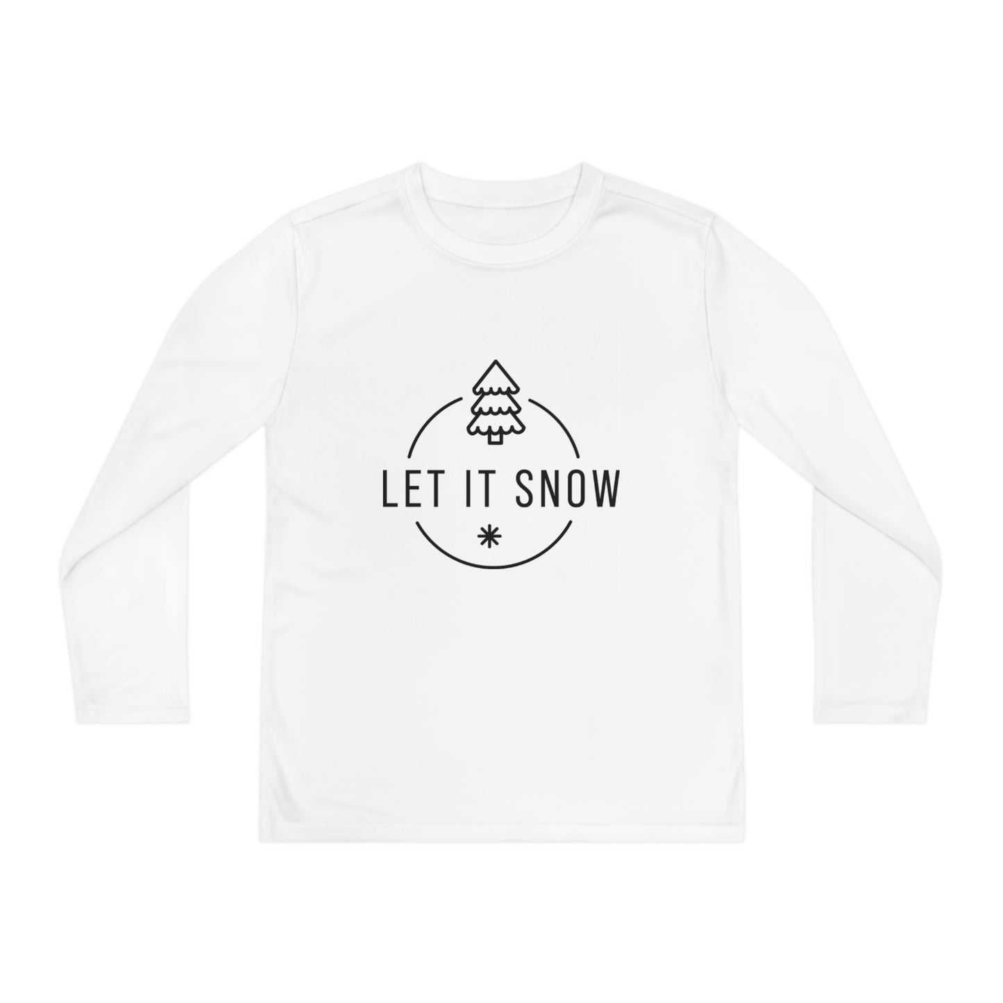 Let it snow- Youth Long Sleeve Competitor Tee