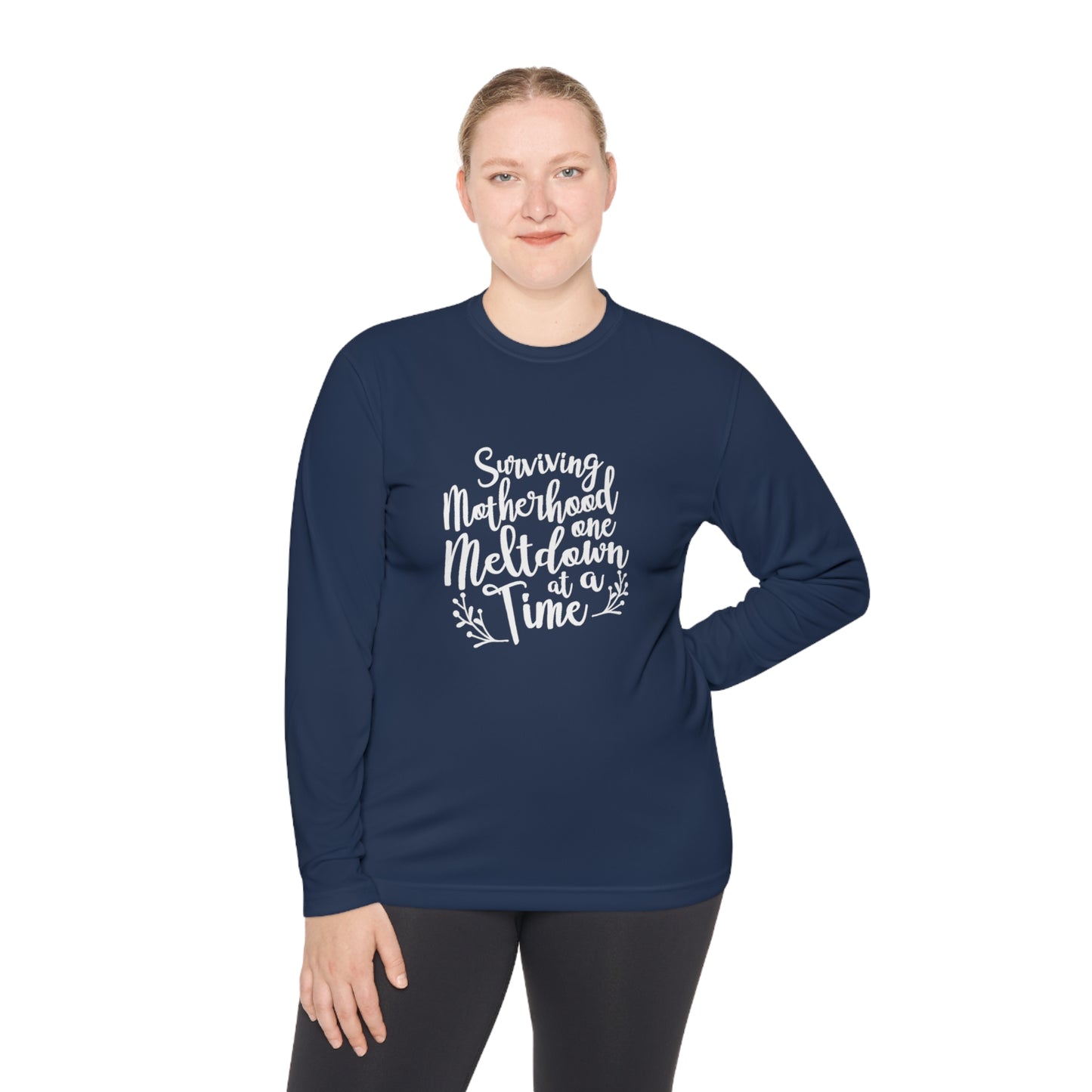 Motherhood meltdown- Unisex Lightweight Long Sleeve Tee