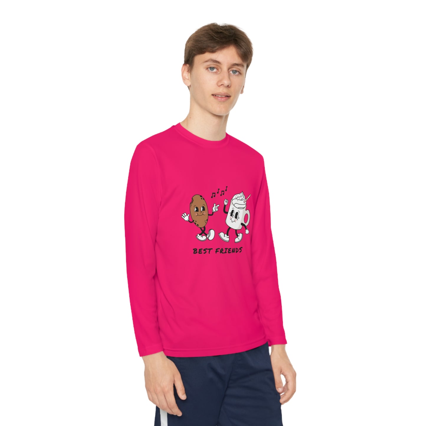 Milk and Cookies- Youth Long Sleeve Competitor Tee