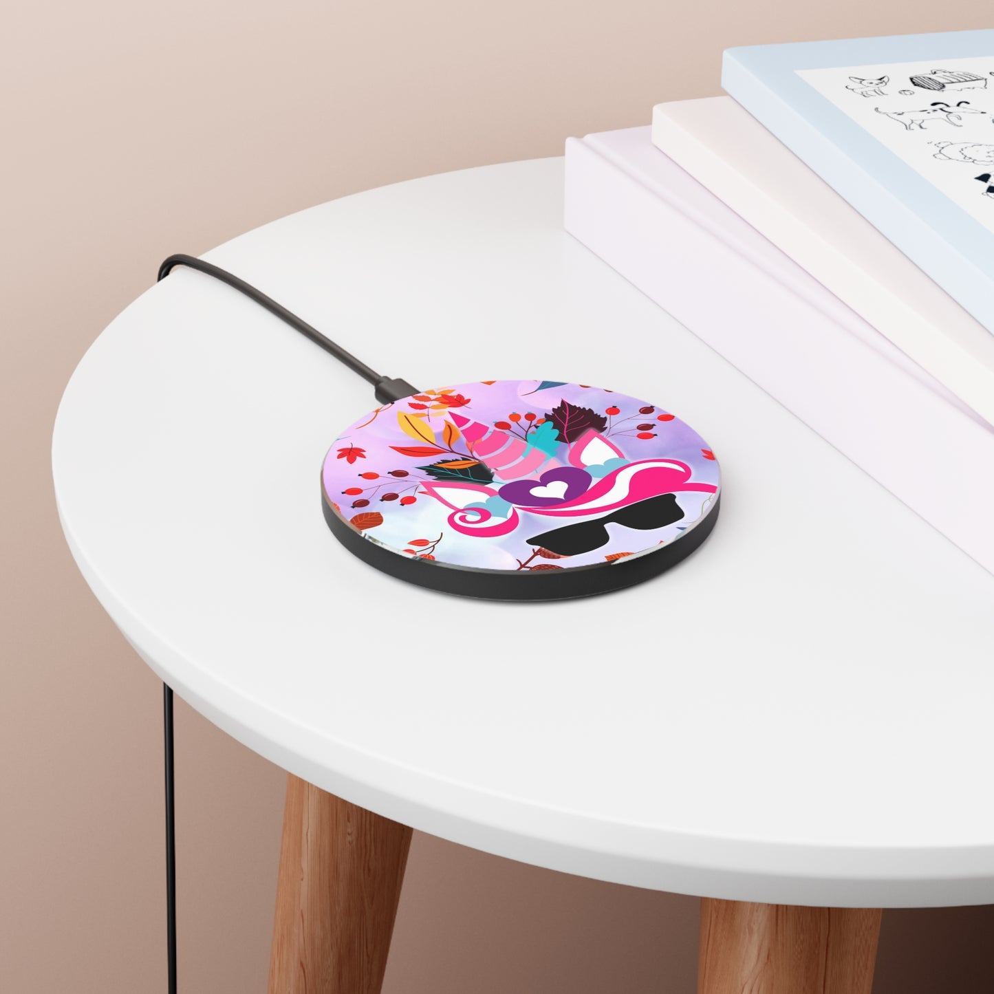 Purple Unicorn Charger- Wireless Charger