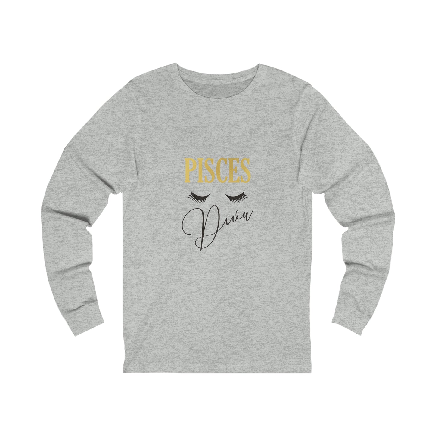 Pisces Diva- Unisex Jersey Long Sleeve Tee