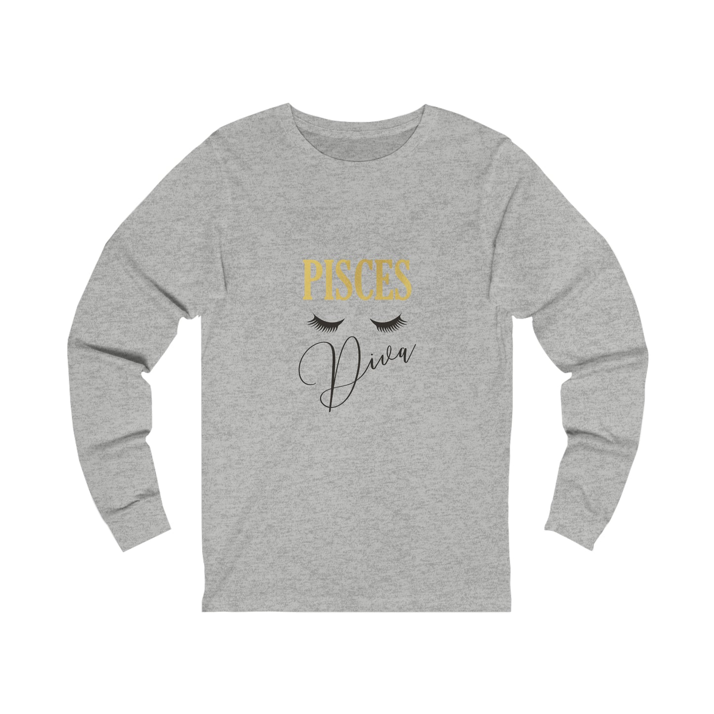 Pisces Diva- Unisex Jersey Long Sleeve Tee