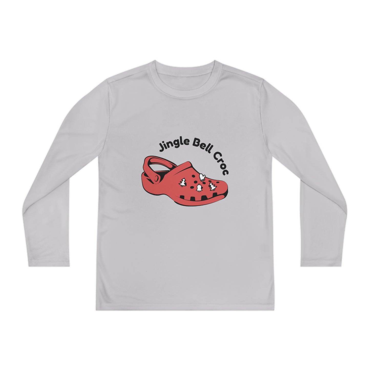 Jingle Bell Crocks-Youth Long Sleeve Competitor Tee