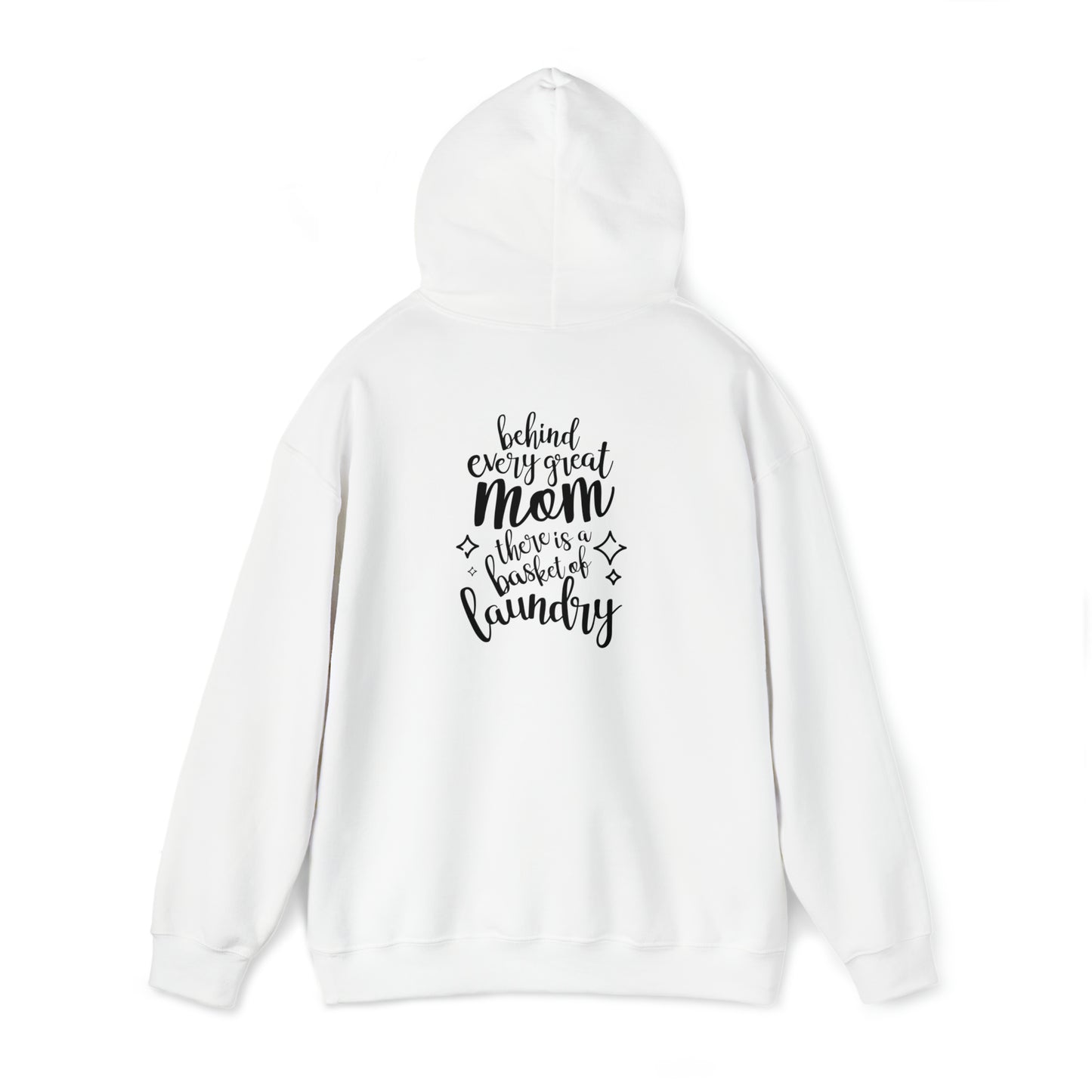 Behind every great mom- Unisex Heavy Blend™ Hooded Sweatshirt