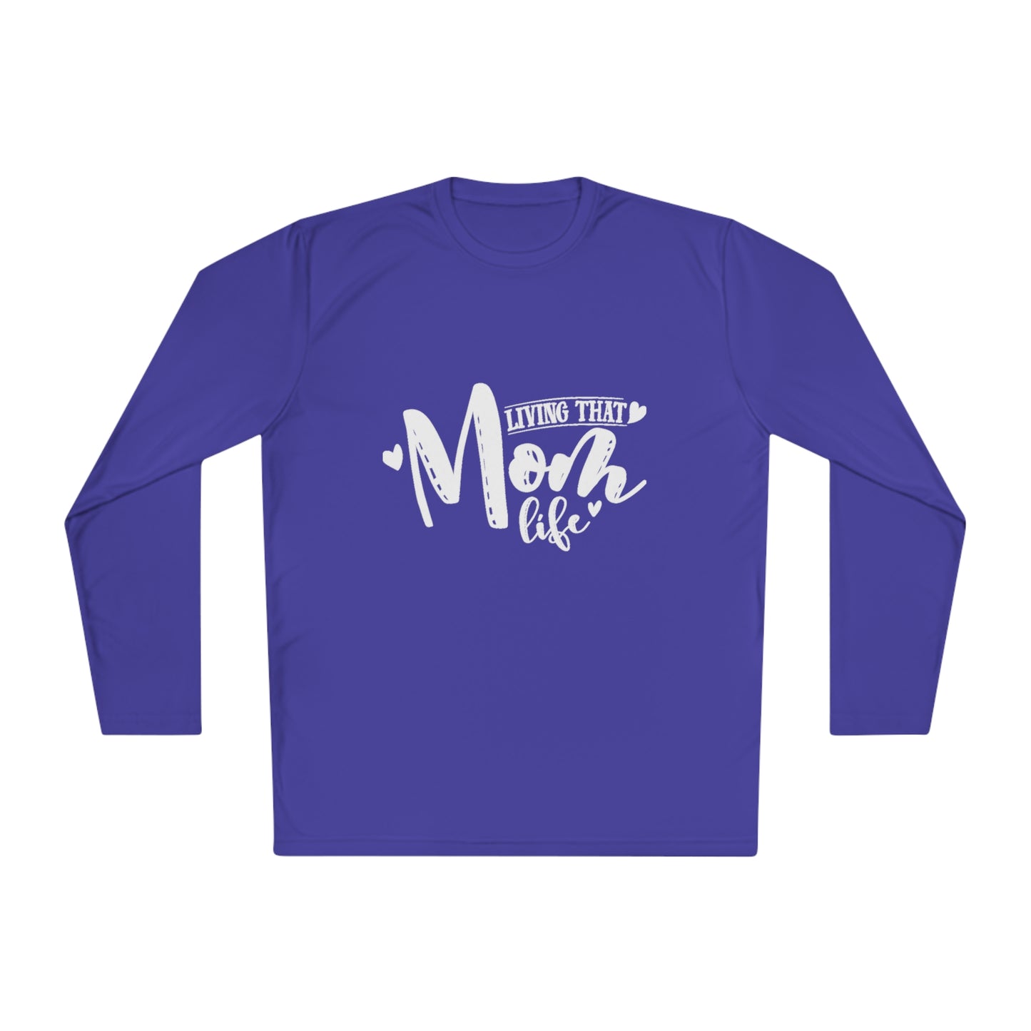 Living that Cheer mom life-  Ladies Lightweight Long Sleeve Tee