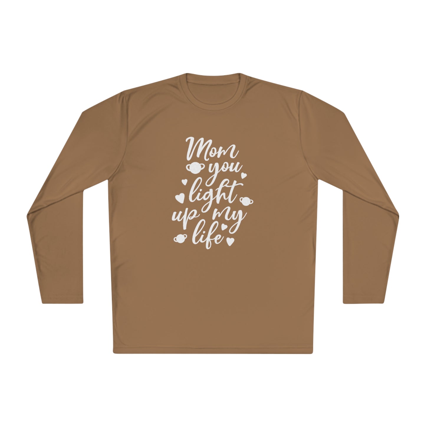 Mom you light up my life- Unisex Lightweight Long Sleeve Tee