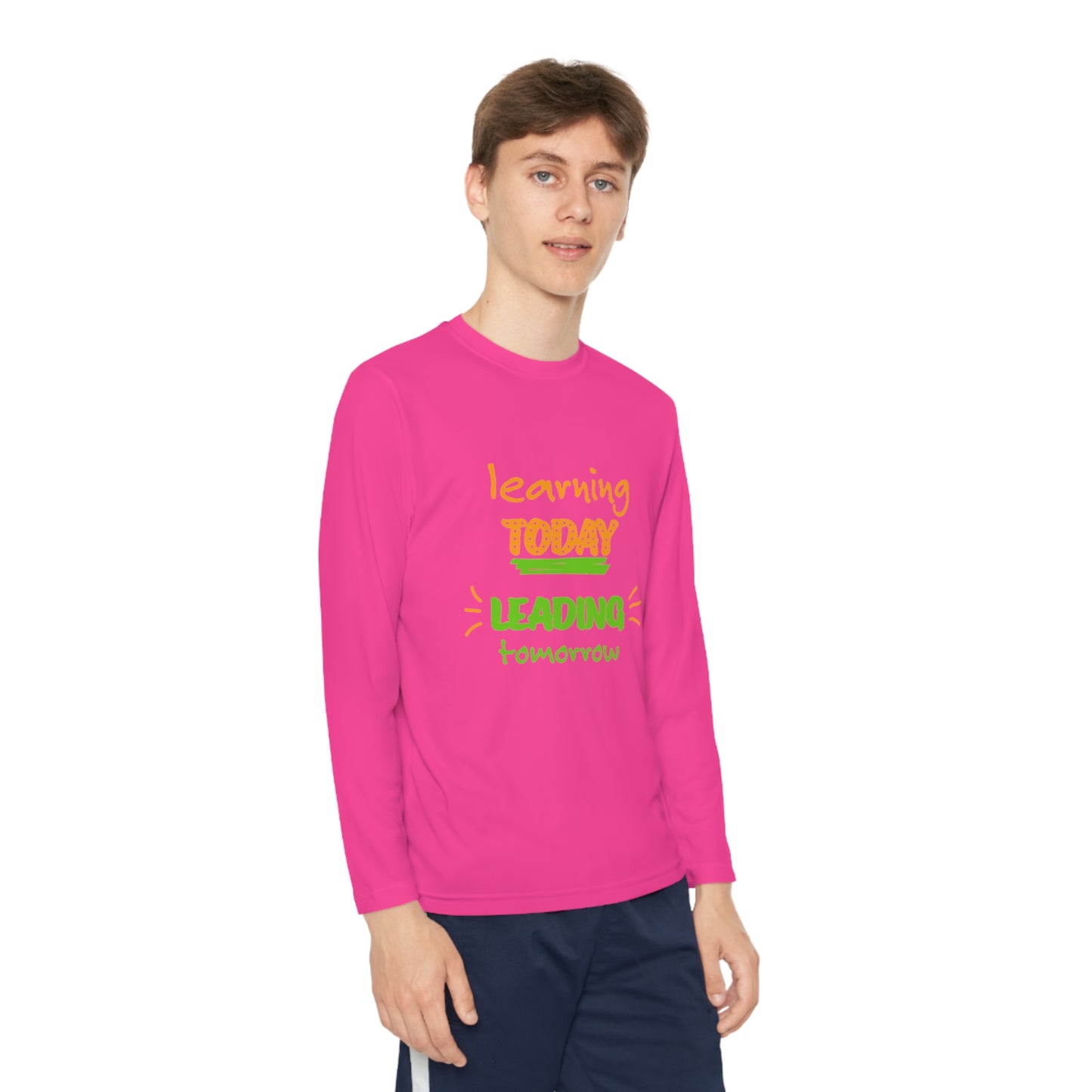 Learning today-Youth Long Sleeve Competitor Tee