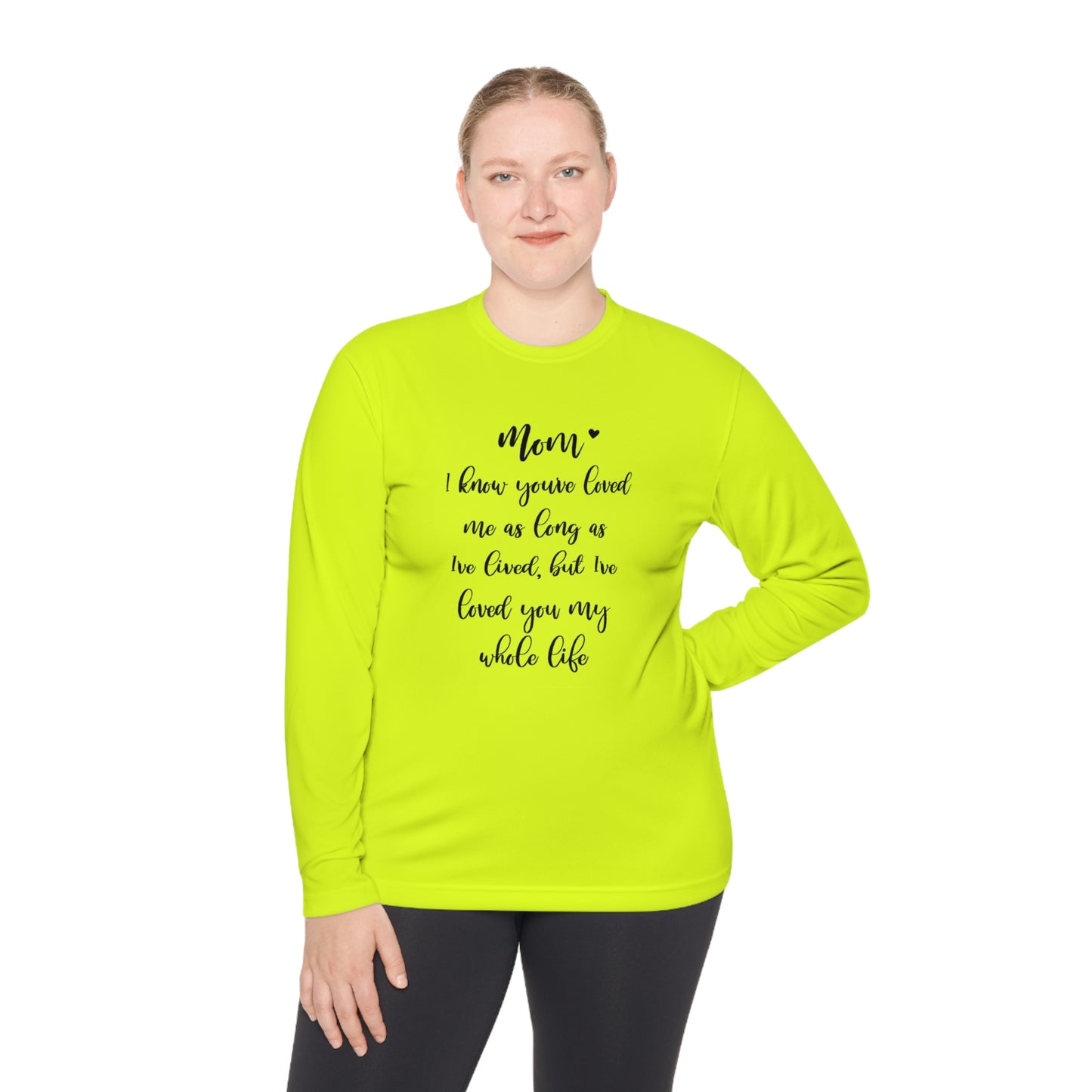 Mom I know you loved me- Unisex Lightweight Long Sleeve Tee