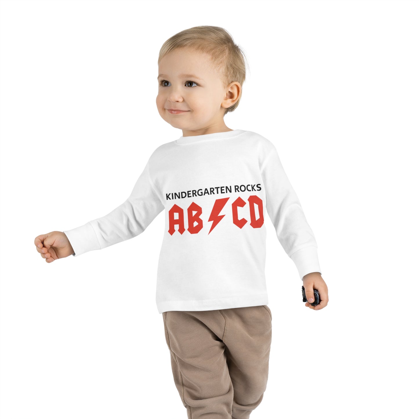 Kindergarten Rock-Toddler Long Sleeve Tee