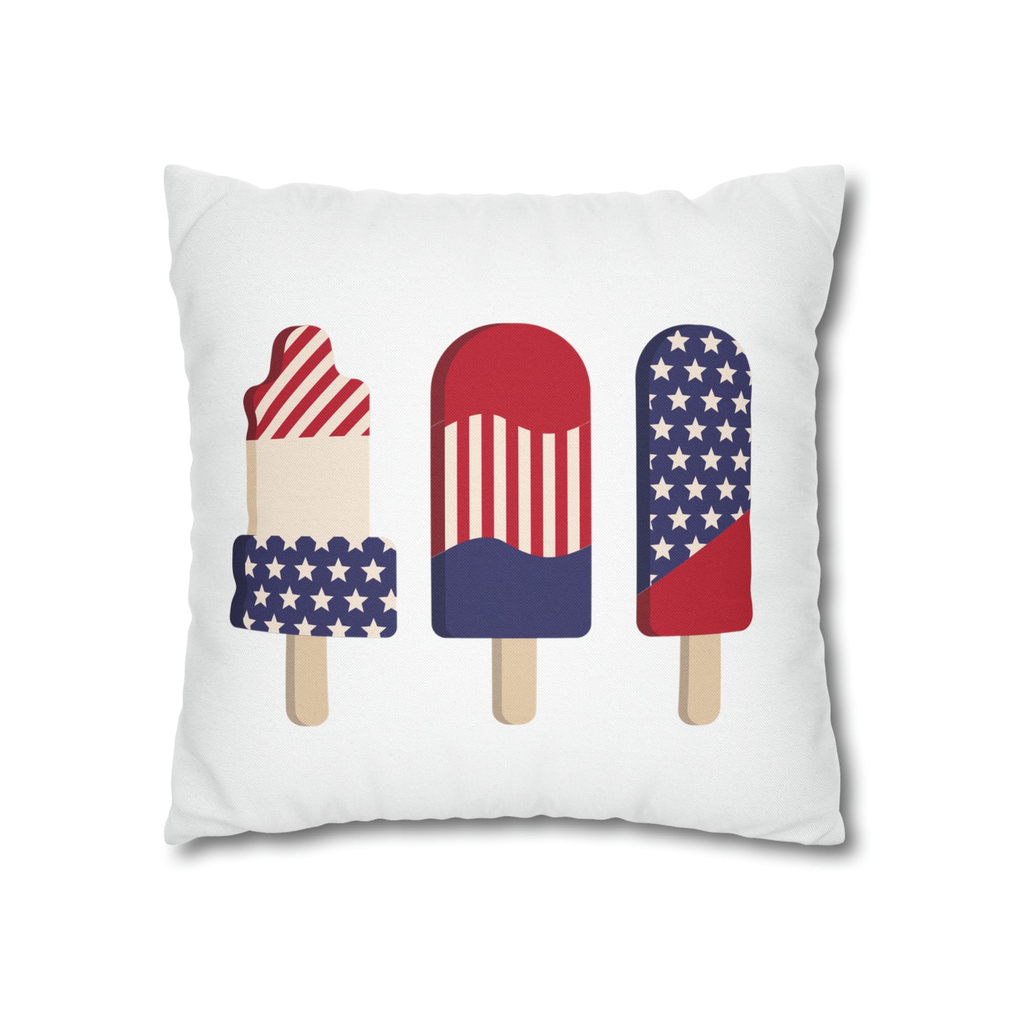 Liberty-Statue-Spun Polyester Square Pillow Case