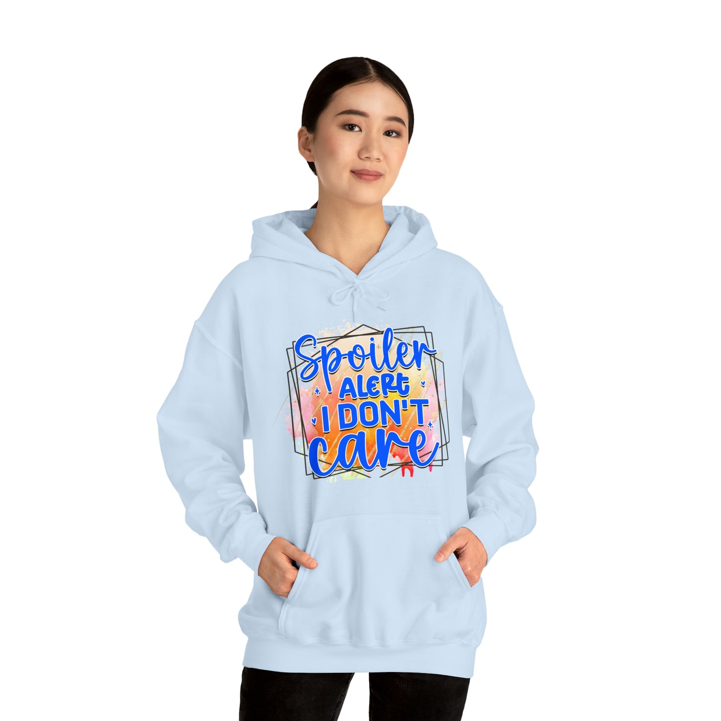 I DON'T CARE- Unisex Heavy Blend™ Hooded Sweatshirt