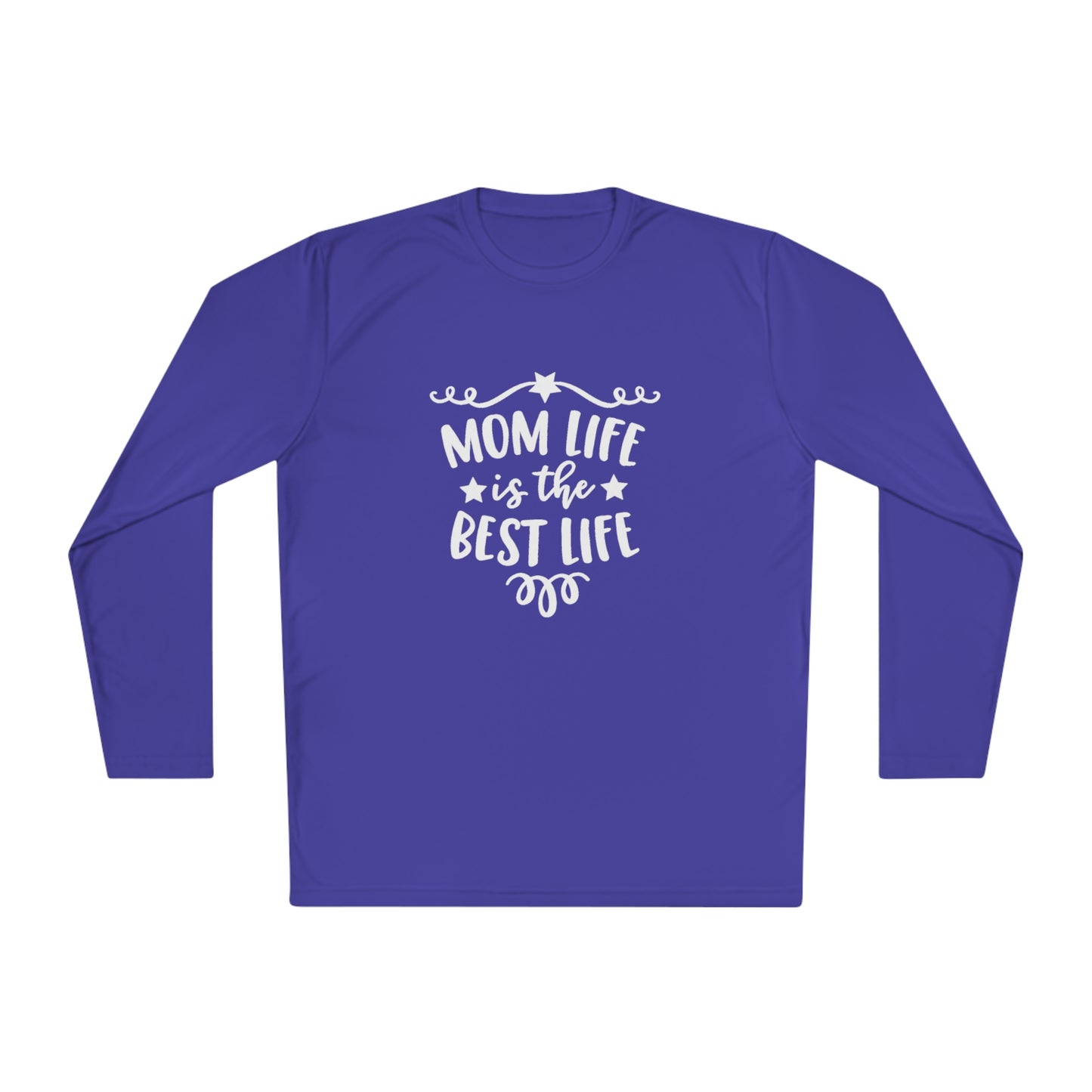 Mom life is the best life- Unisex Lightweight Long Sleeve Tee