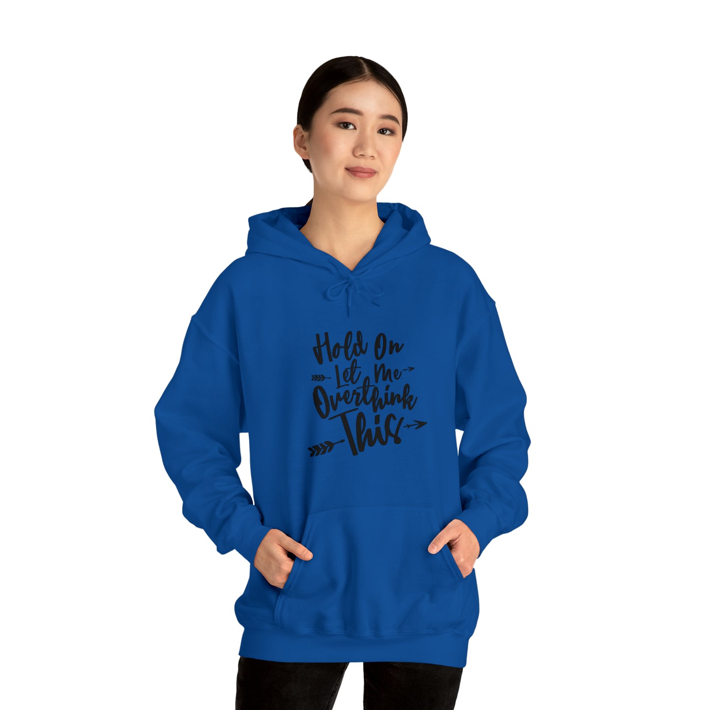 Wait let me over think this - Unisex Heavy Blend™ Hooded Sweatshirt