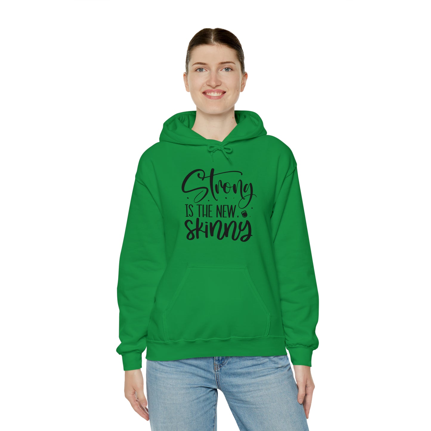 Strong is the new skinny - Unisex Heavy Blend™ Hooded Sweatshirt