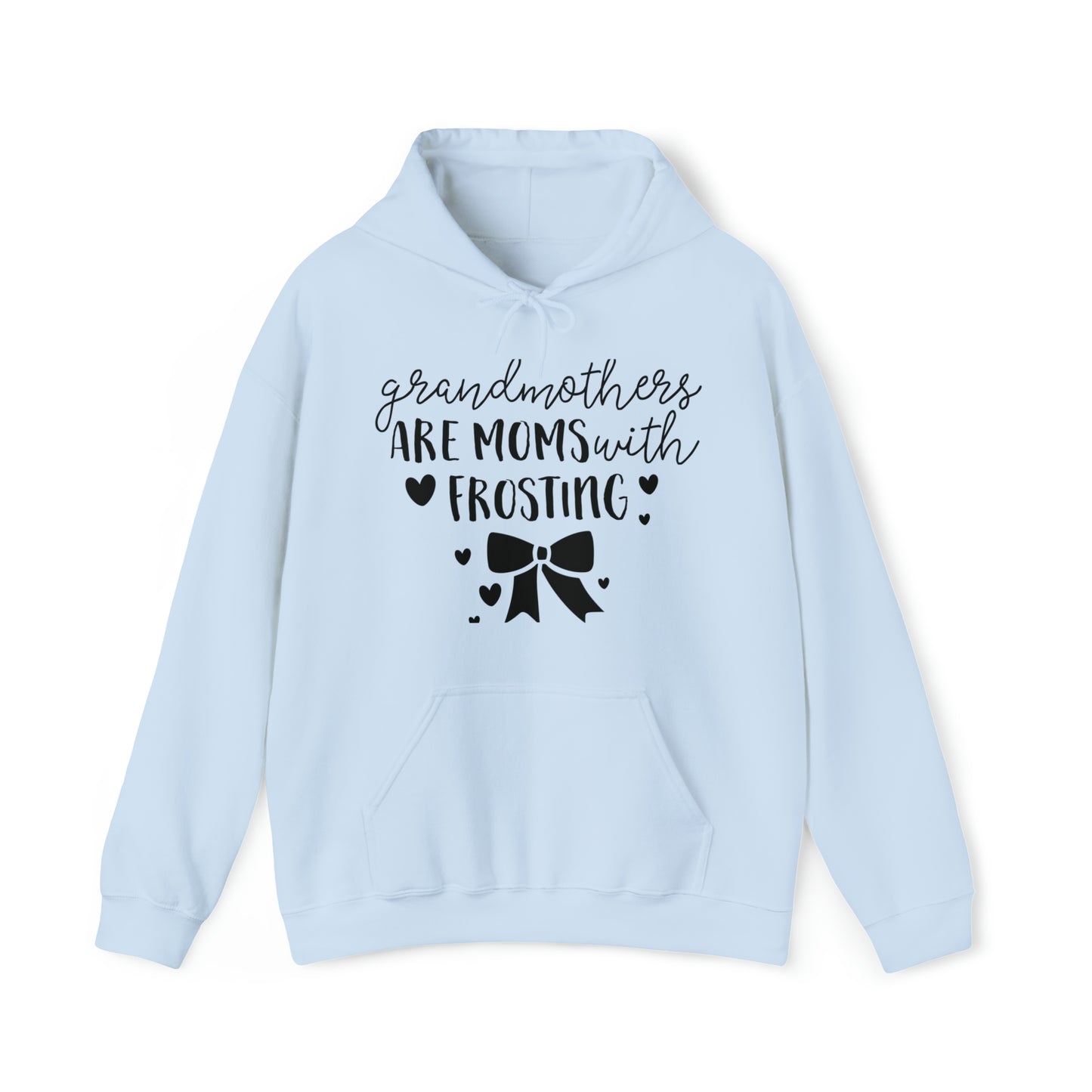 Grandma's are mom's with frosting- Unisex Heavy Blend™ Hooded Sweatshirt