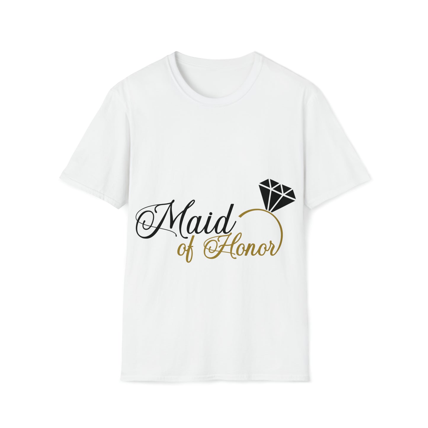 Maid of honor- Unisex Softstyle T-Shirt