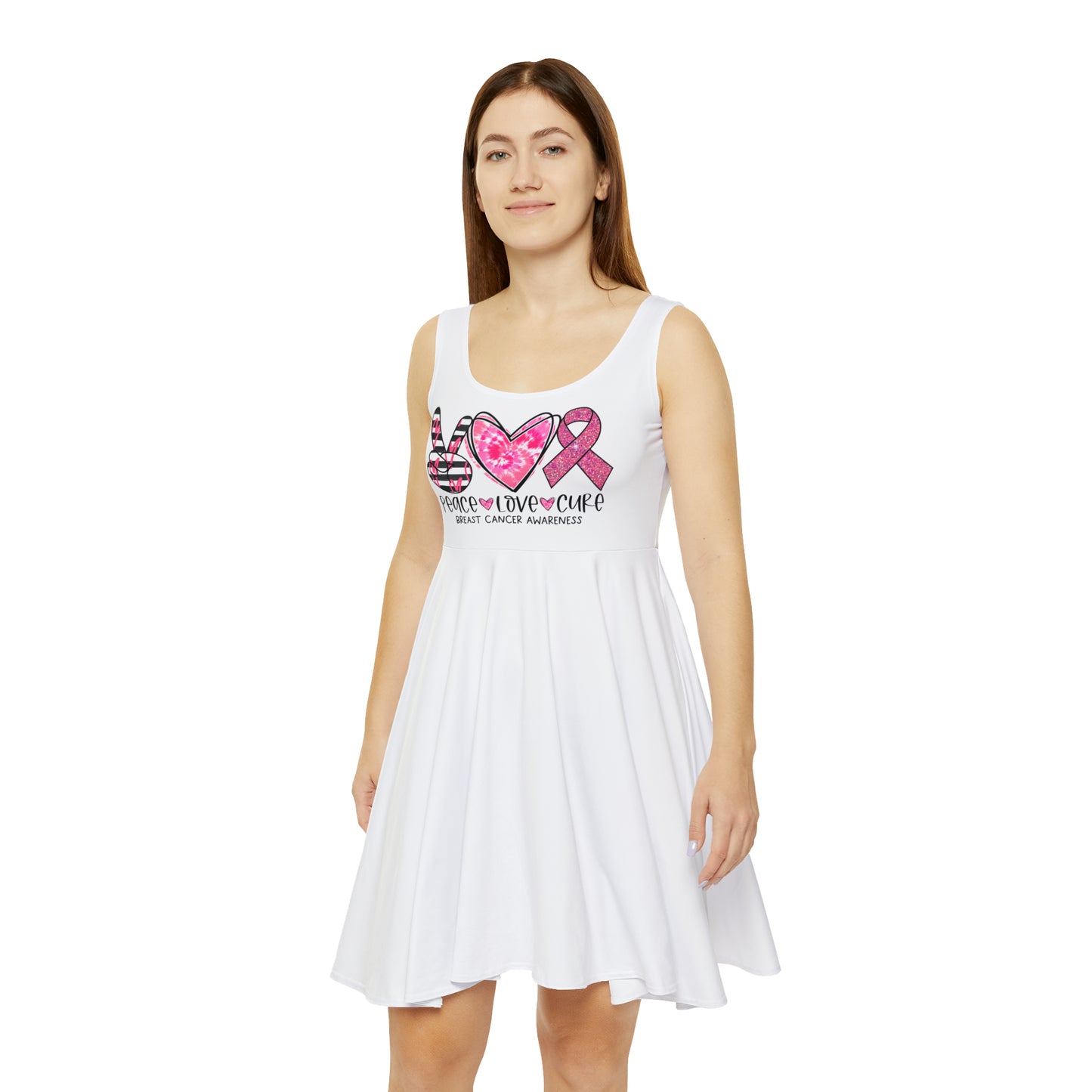 Breast Cancer Awareness -Women's Skater Dress (AOP)