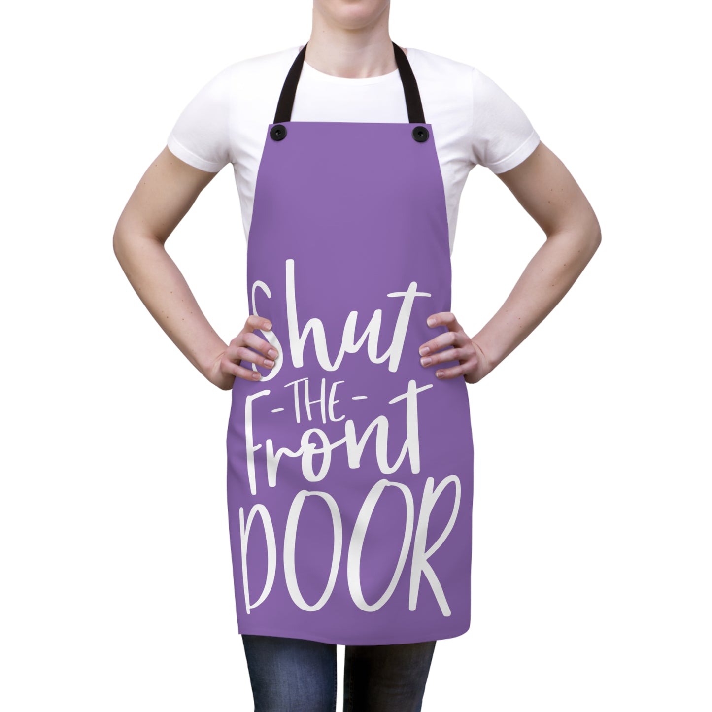 Shut the front door-Apron (AOP)