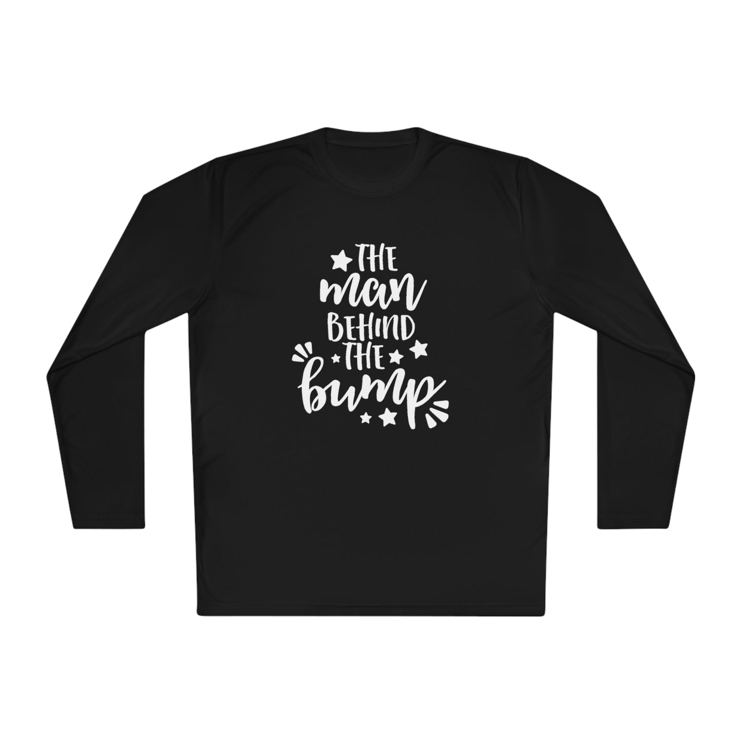 The man behind my bump- Unisex Lightweight Long Sleeve Tee