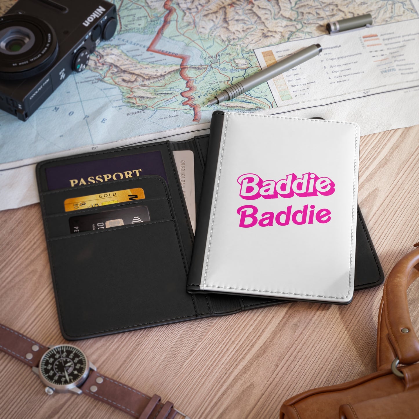 Baddie-Passport Cover