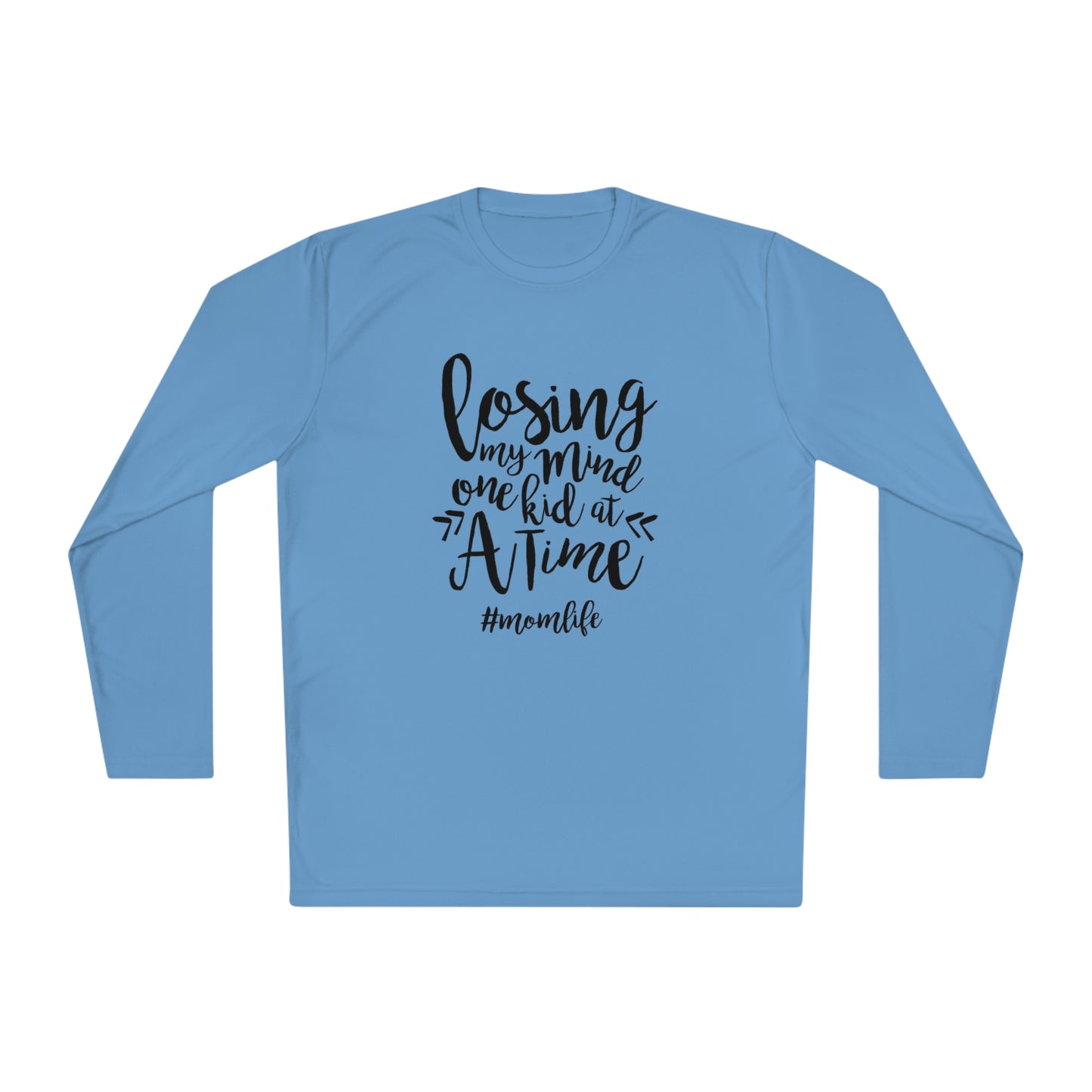 Losing my mind, one kid at a time- Unisex Lightweight Long Sleeve Tee