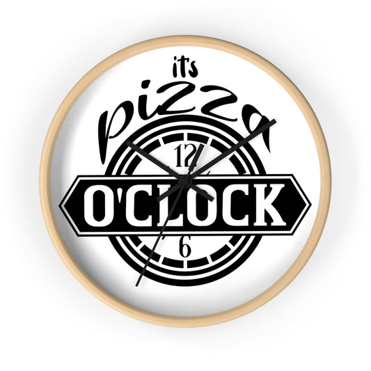 It's pizza 'clockWall Clock