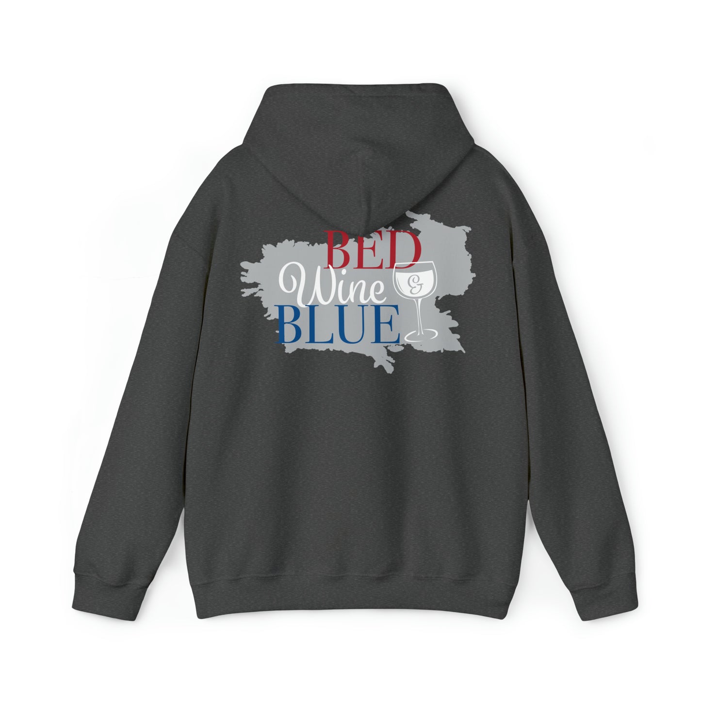 Red Wine and Blue- Unisex Heavy Blend™ Hooded Sweatshirt