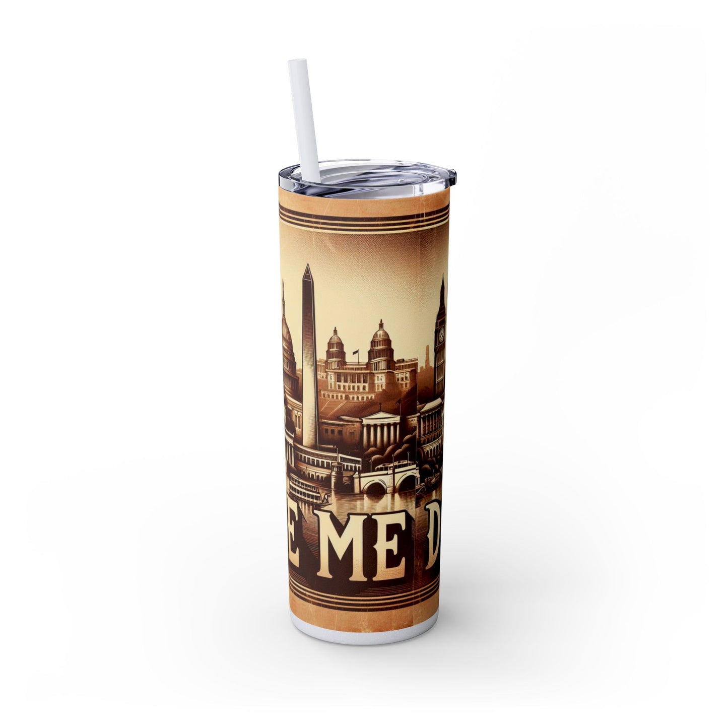 Skinny Tumbler with Straw, 20oz