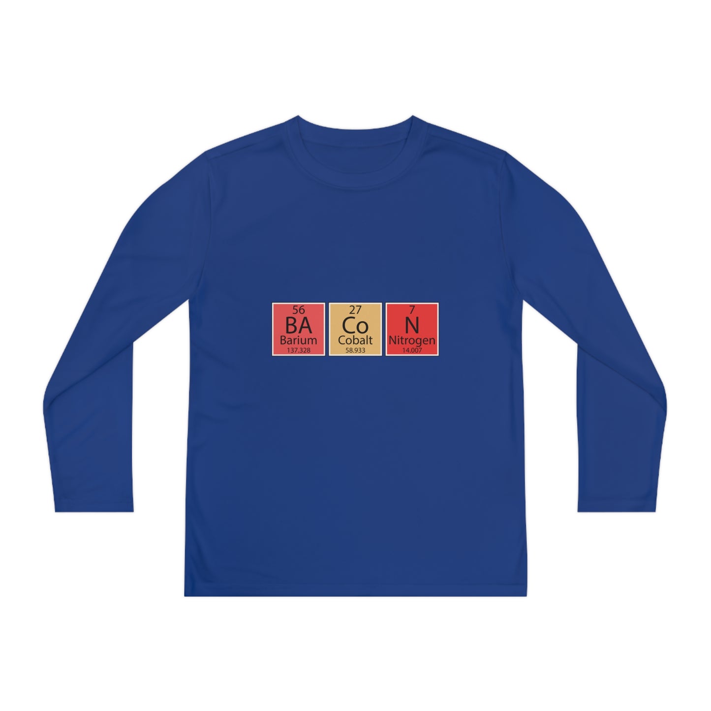 Bacon-Youth Long Sleeve Competitor Tee