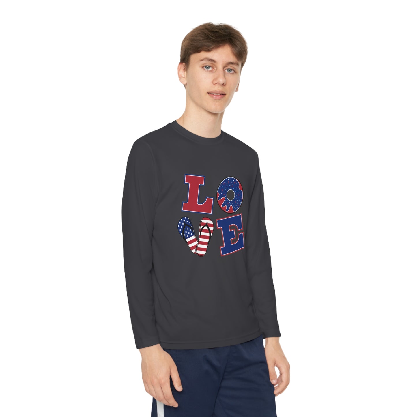 LOVE-Youth Long Sleeve Competitor Tee