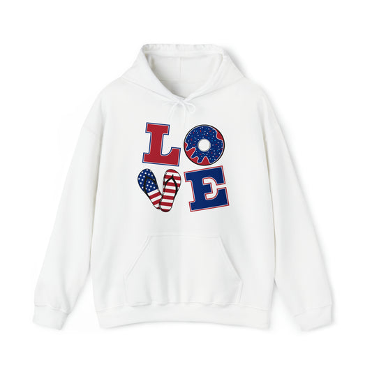 Love - America- Unisex Heavy Blend™ Hooded Sweatshirt