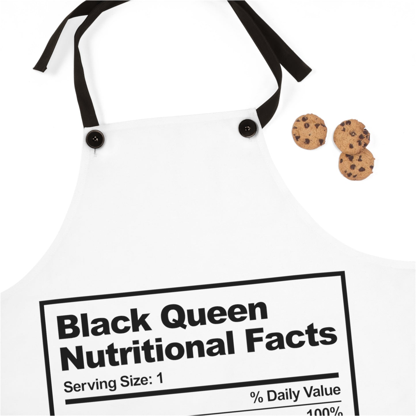 Black Queen nutrition facts-Apron (AOP)