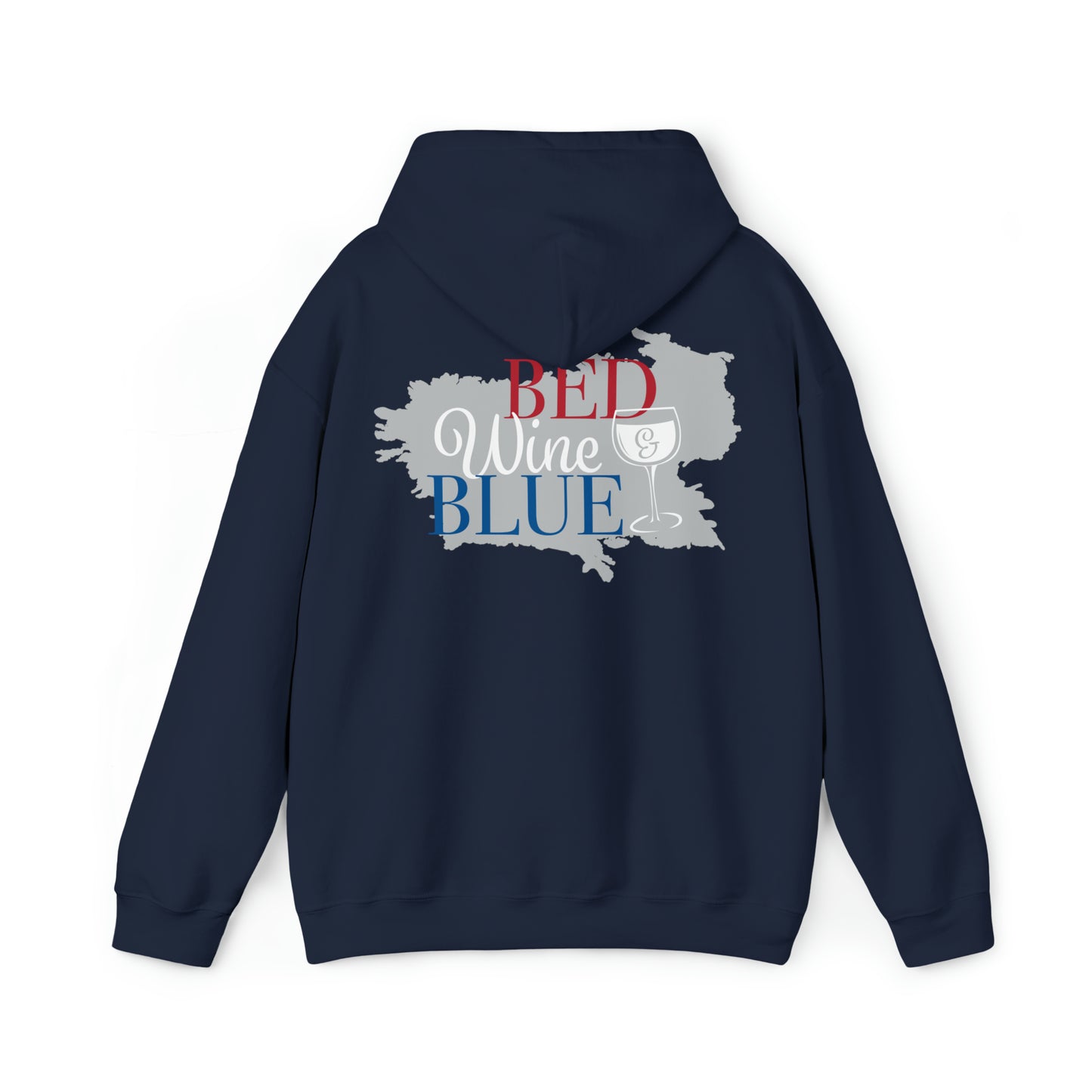 Red Wine and Blue- Unisex Heavy Blend™ Hooded Sweatshirt