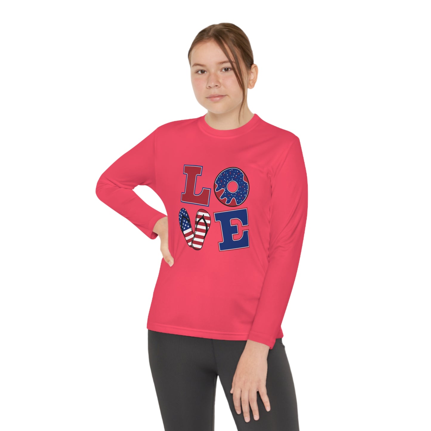 LOVE-Youth Long Sleeve Competitor Tee