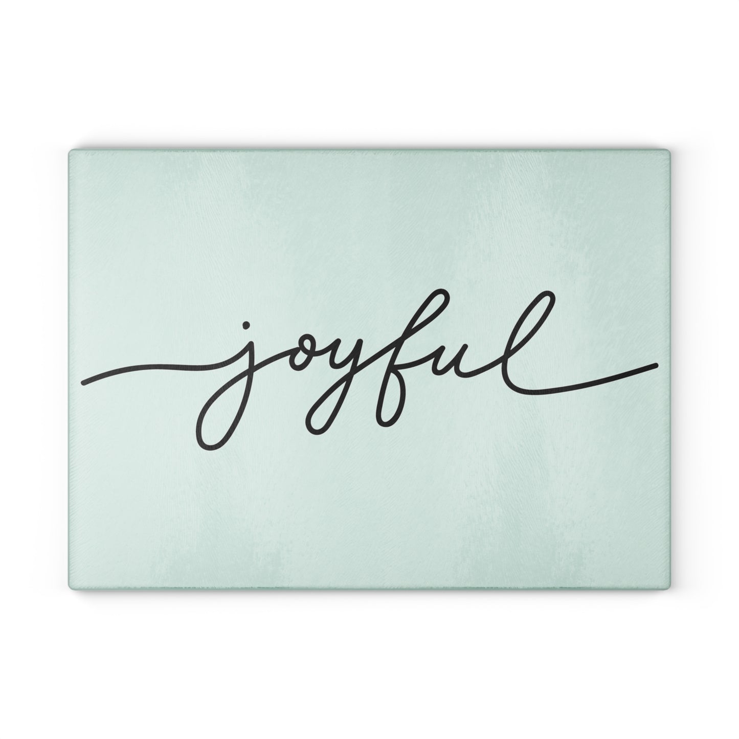 Joyful-Glass Cutting Board