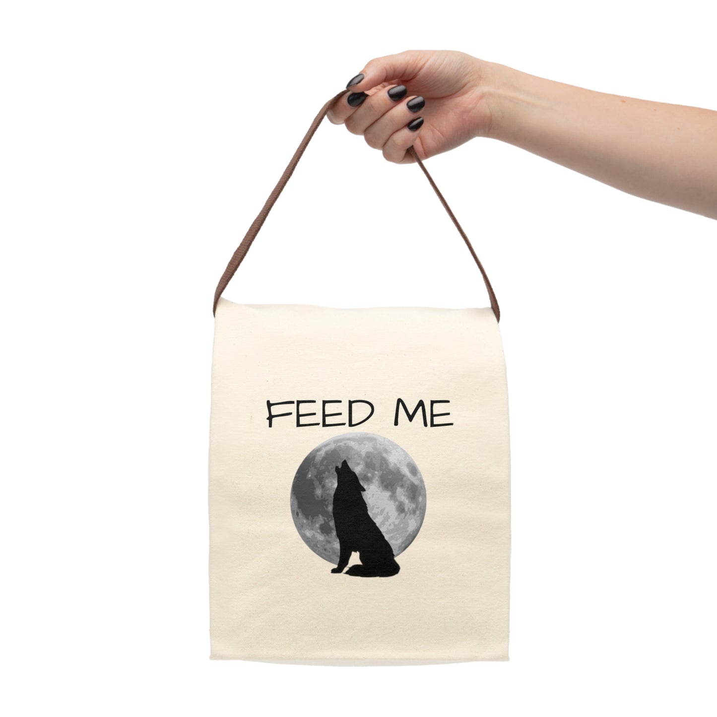 FEED ME - Canvas Lunch Bag With Strap