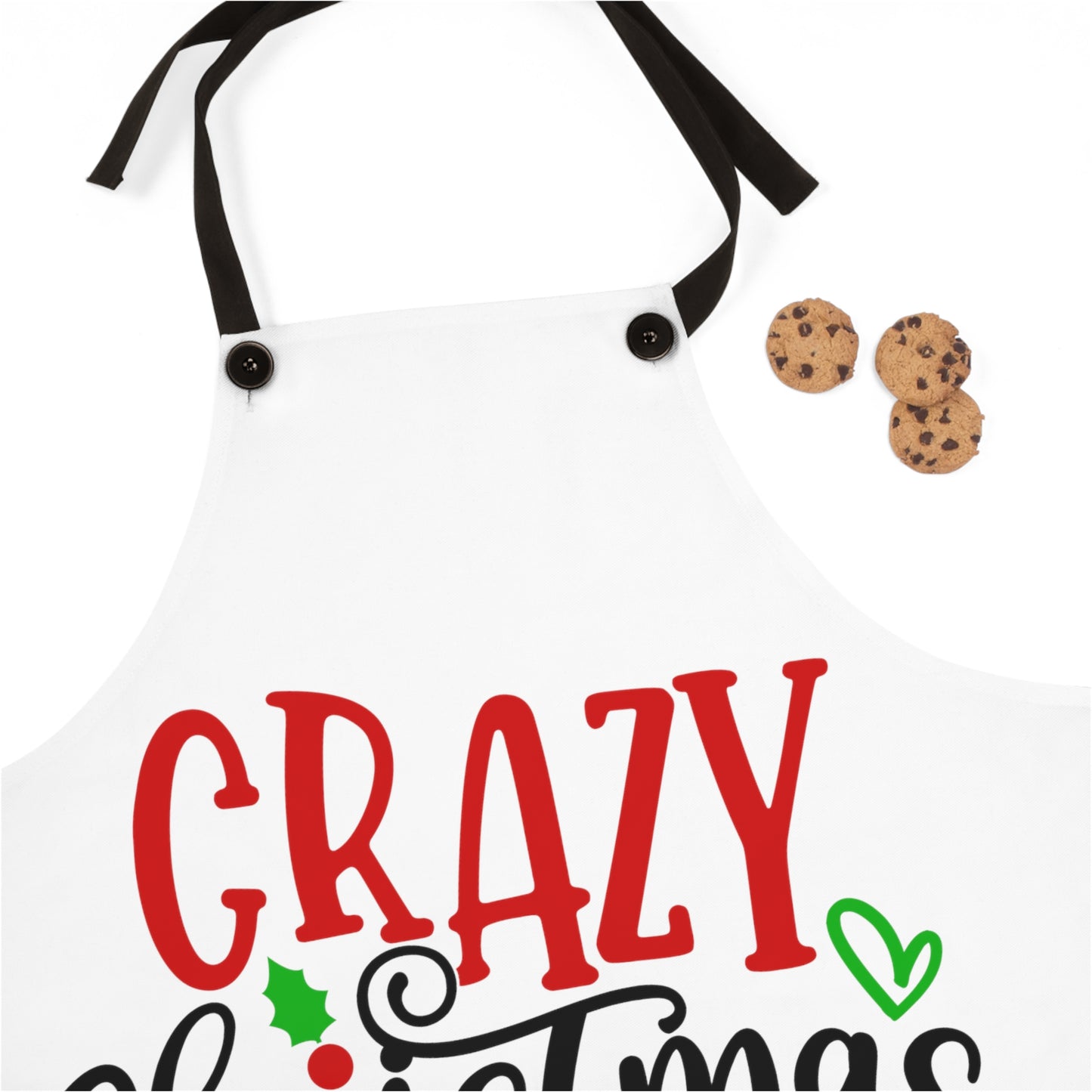 Crazy Christmas Lady- Apron (AOP)