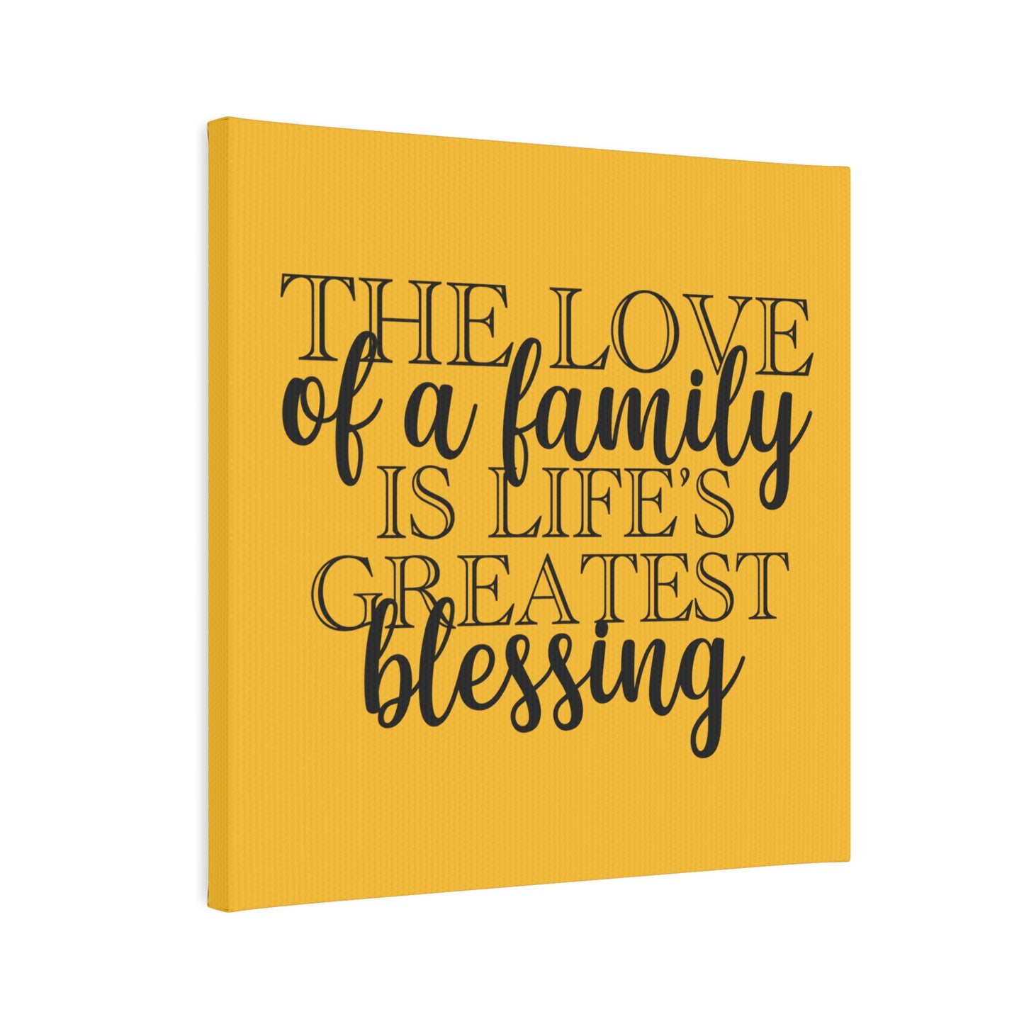 The love of family- Canvas Photo Tile