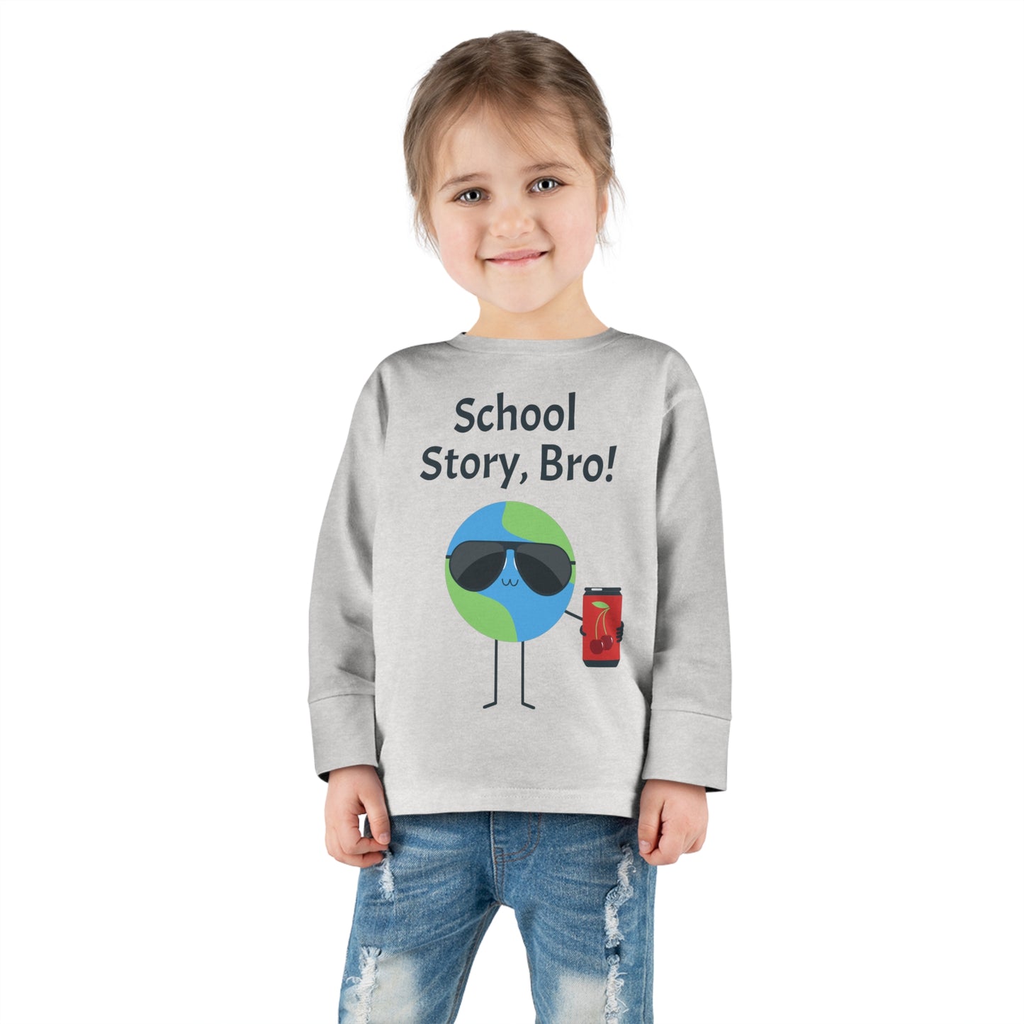 School Story Bro-Toddler Long Sleeve Tee