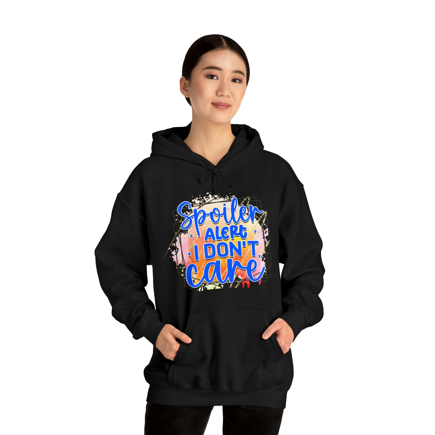 I DON'T CARE- Unisex Heavy Blend™ Hooded Sweatshirt