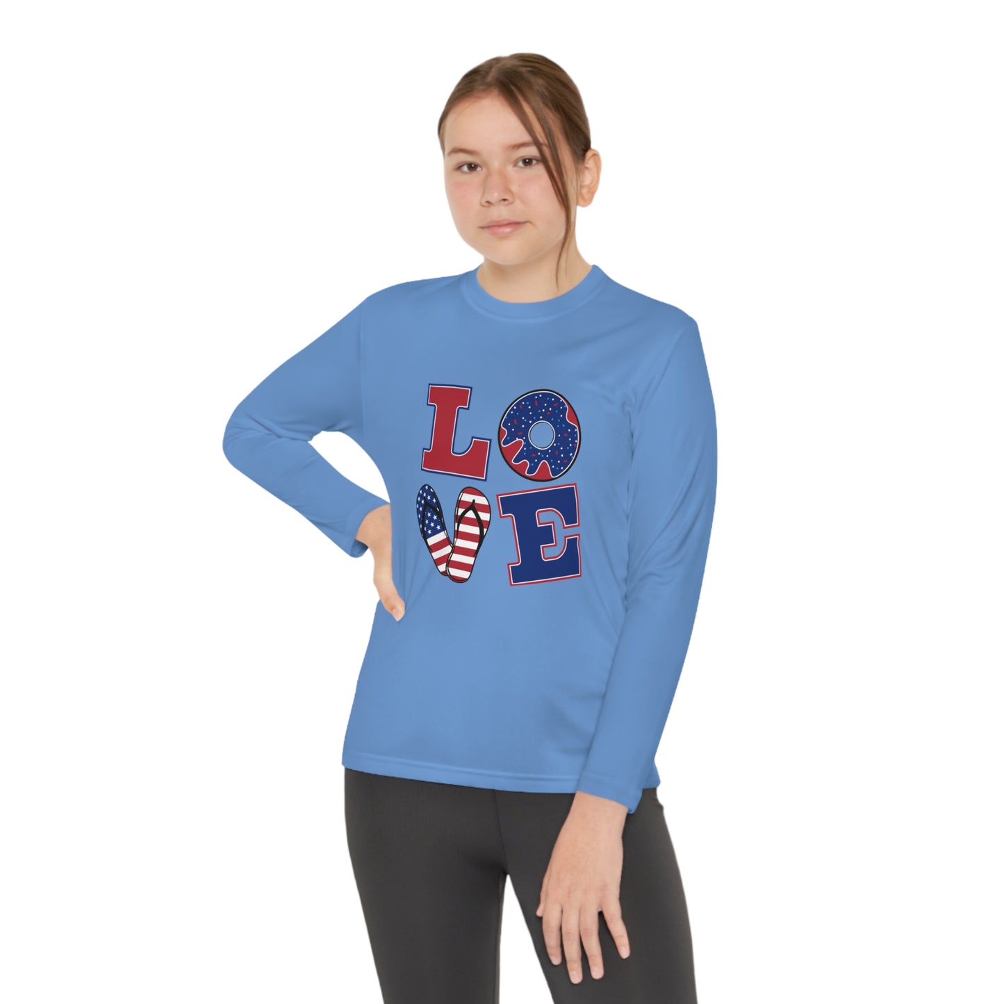 LOVE-Youth Long Sleeve Competitor Tee