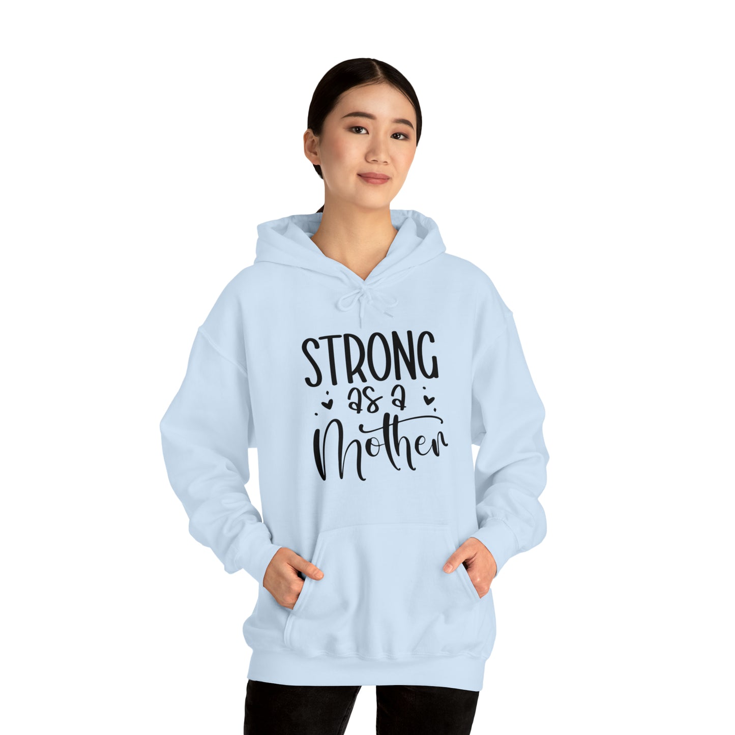 Strong as a mother- Unisex Heavy Blend™ Hooded Sweatshirt