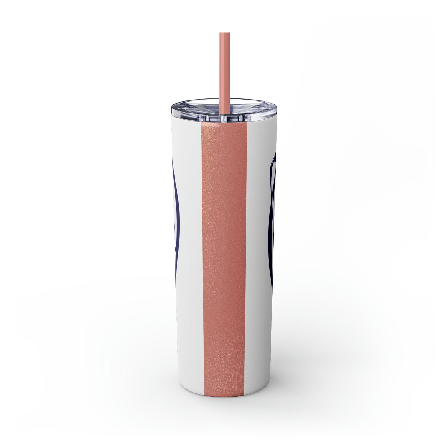 Hero-Skinny Tumbler with Straw, 20oz