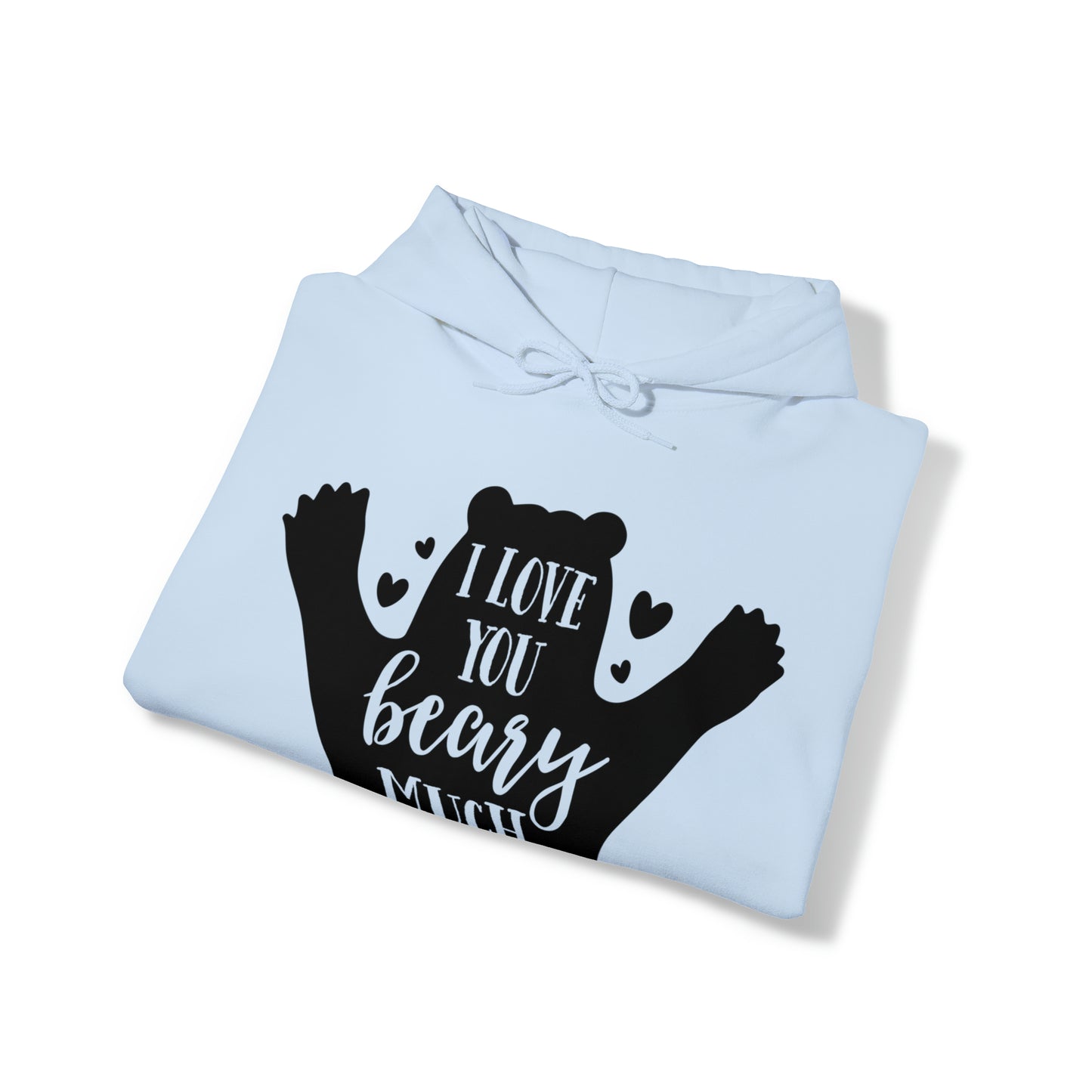 I love you Beary much- Unisex Heavy Blend™ Hooded Sweatshirt