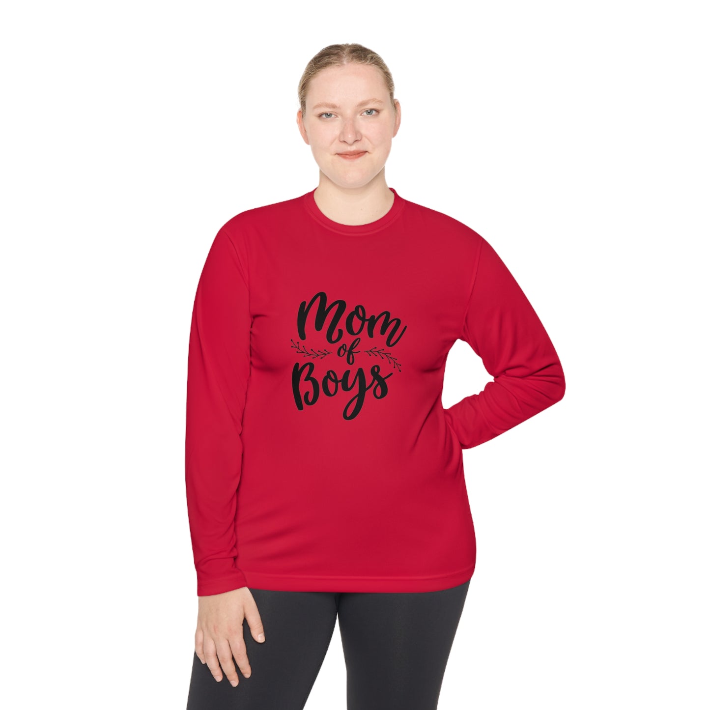 Mom of boys - Unisex Lightweight Long Sleeve Tee