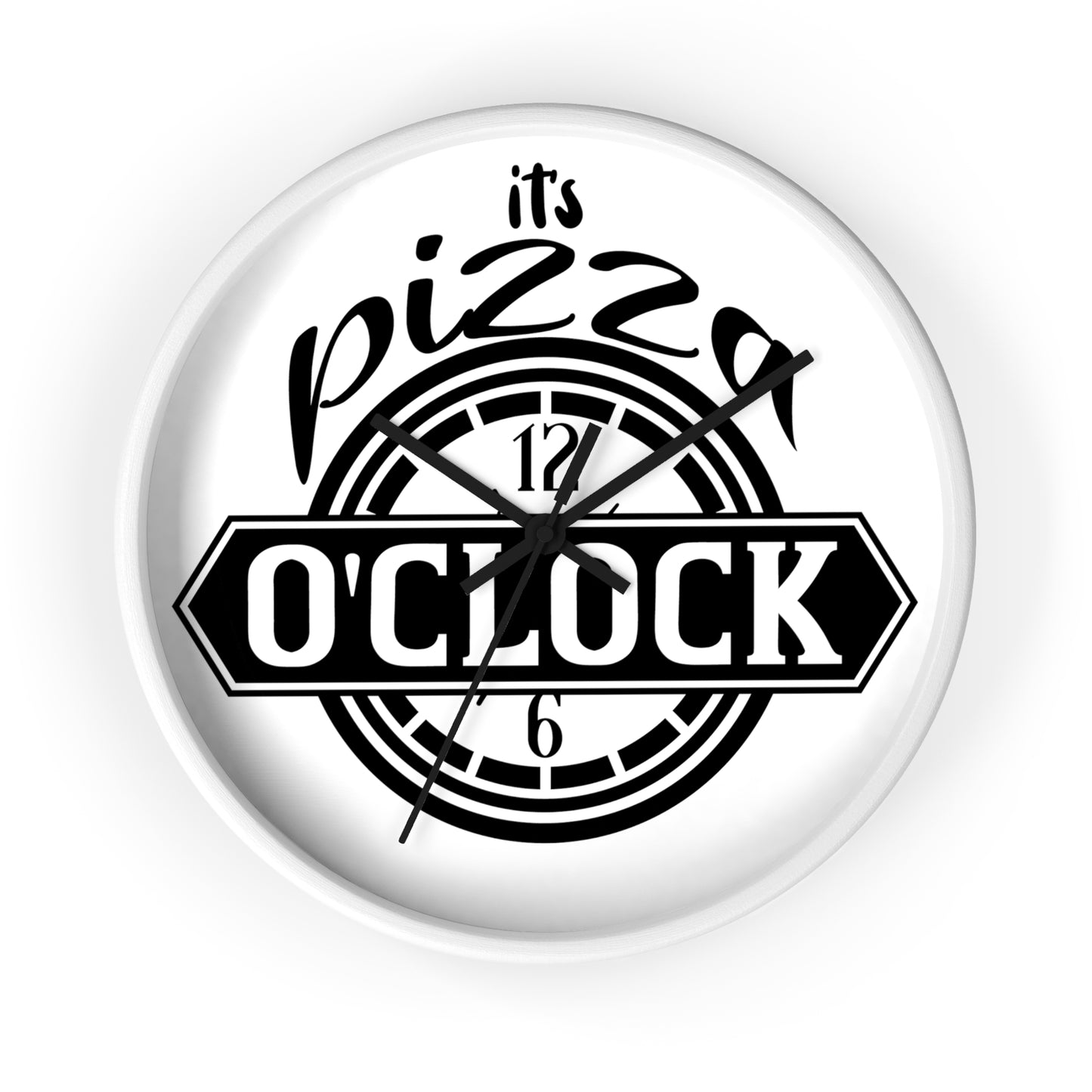 It's pizza 'clockWall Clock