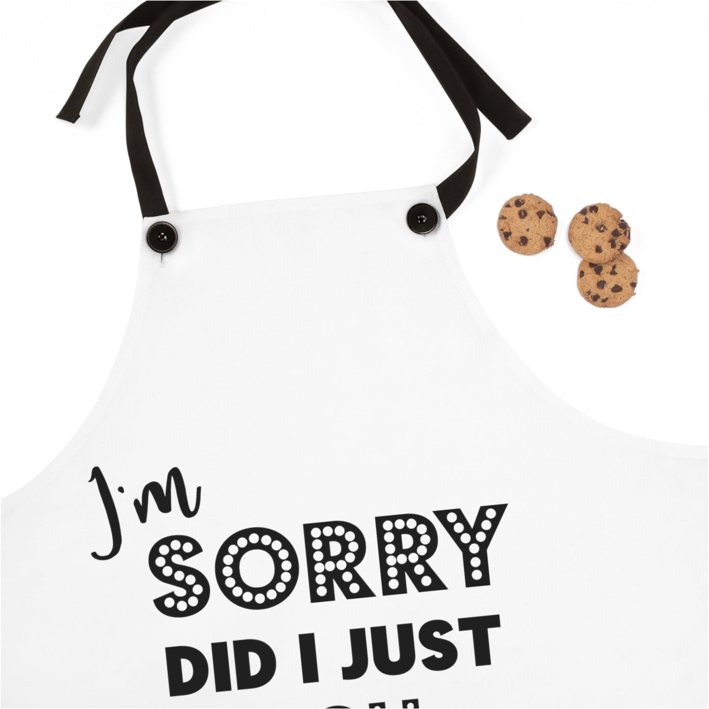 Did I just roll my eyes out loud-Apron (AOP)